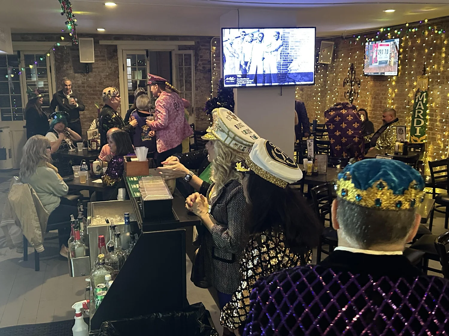 The private upstairs bar